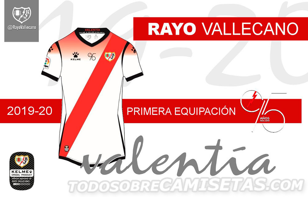 Equipaciones Kelme de Rayo Vallecano 2019-20