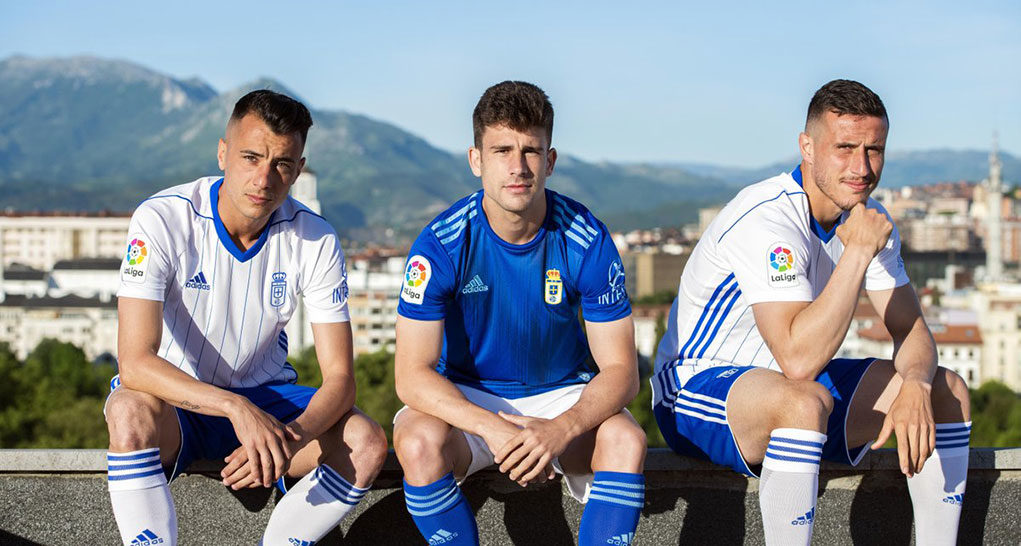 Equipaciones adidas de Real Oviedo 2019-20