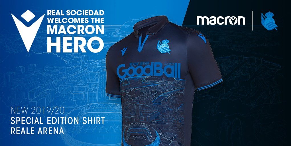 Camiseta Macron Especial 'Reale Arena' de Real Sociedad 2019