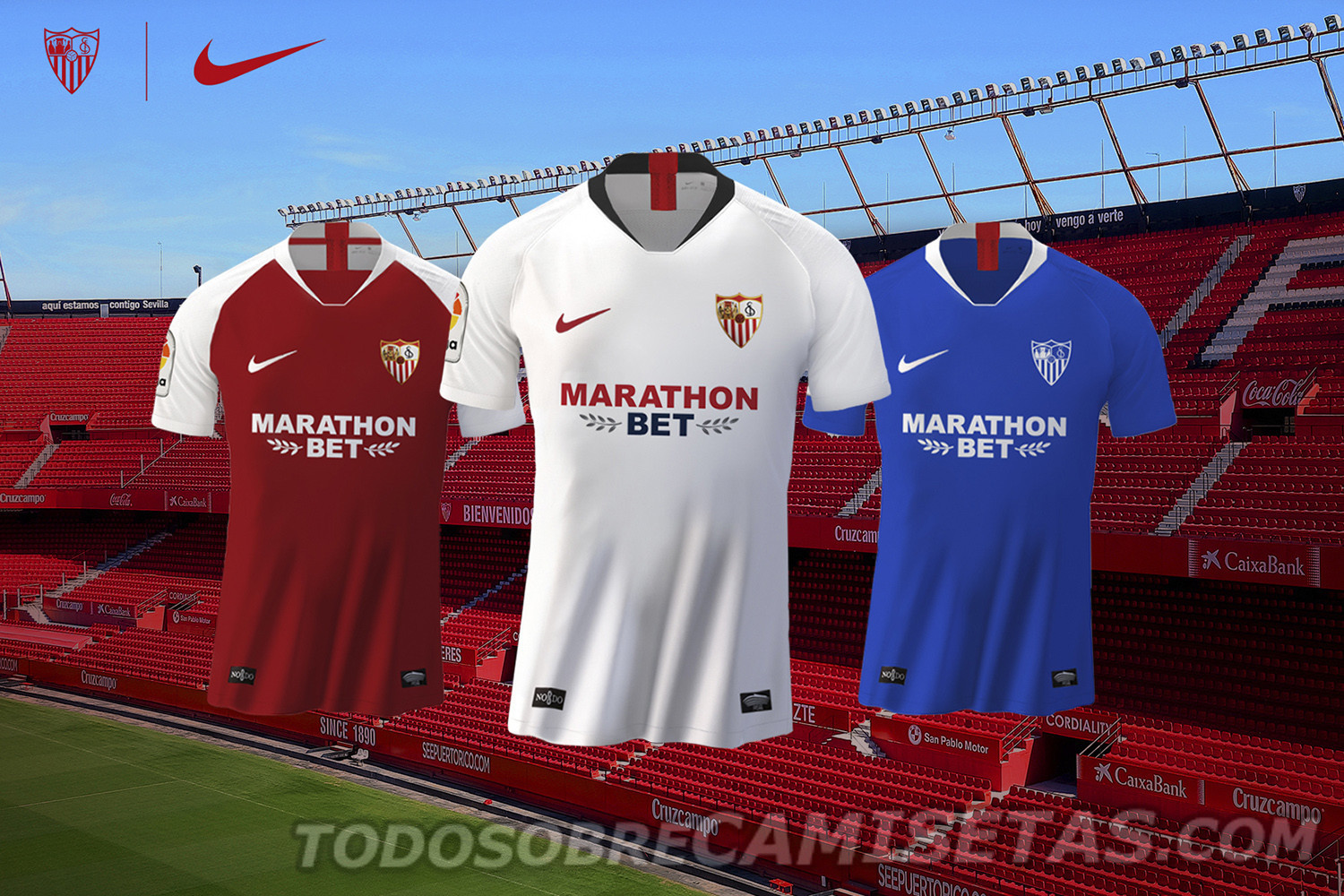 Equipaciones Nike de Sevilla FC 2019-20