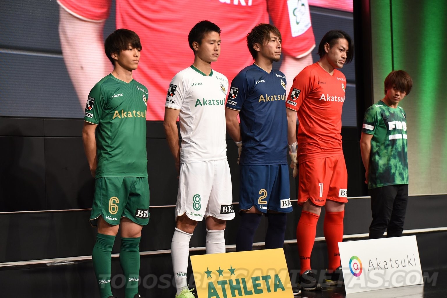 Tokyo Verdy Athleta Kits 2019