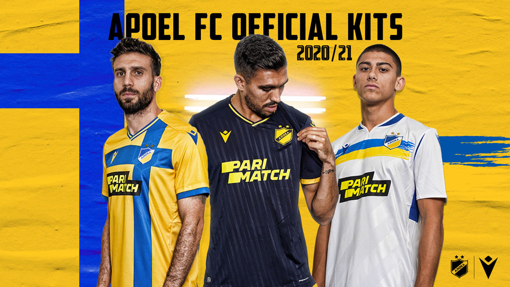APOEL Nicosia 2020-21 Macron Kits