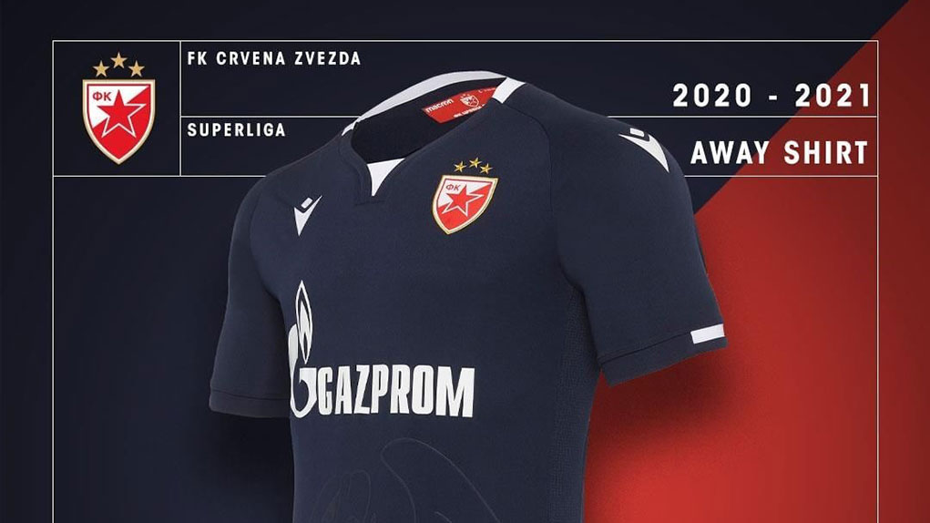 Crvena Zvezda (Red Star) 2020-21 Macron Away Kit