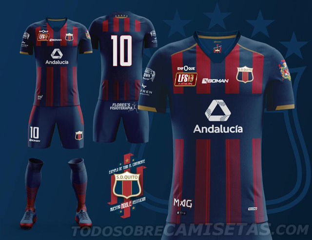 Camisetas Boman de Deportivo Quito 2020-21