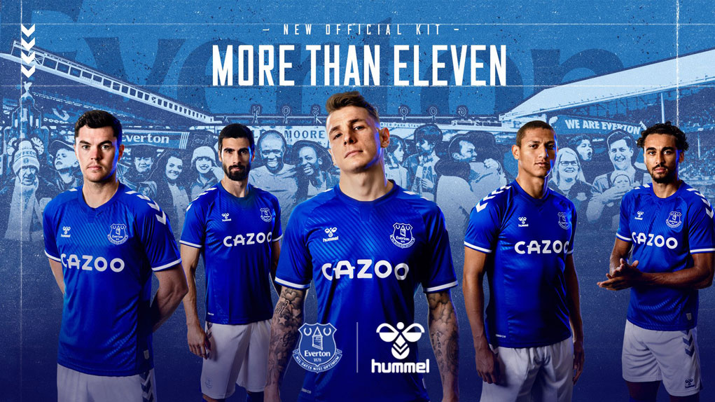 Everton 2020-21 Hummel Home Kit - Todo Sobre Camisetas