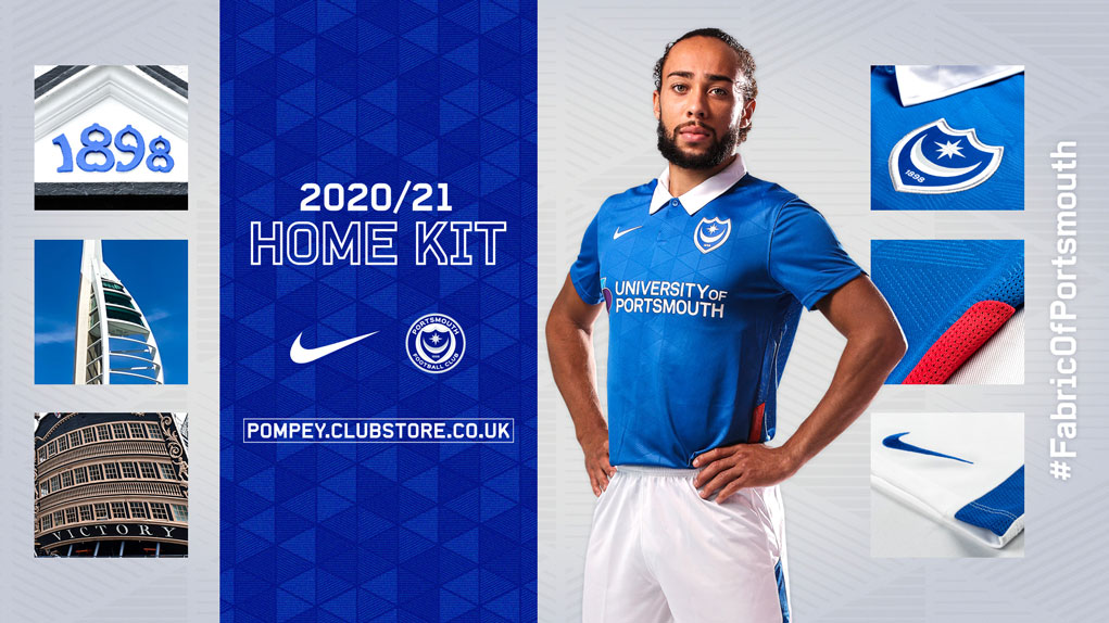 Portsmouth FC 2020-21 Nike Home Kit