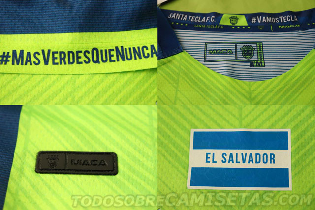 Camiseta Maca de Santa Tecla FC 2020