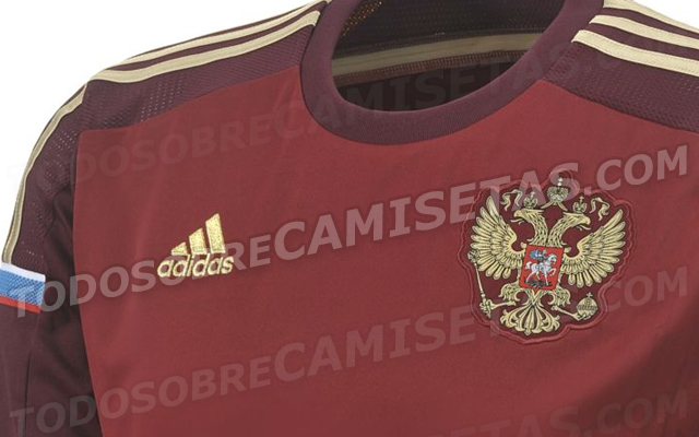 Cromático cometer Infidelidad EXCLUSIVA: Camiseta Adidas de Rusia para Brasil 2014 - Todo Sobre Camisetas