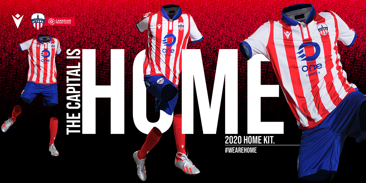 atletico ottawa macron home kit 2020