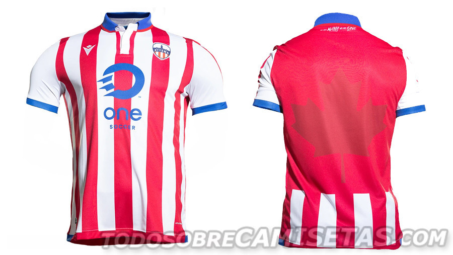 atletico ottawa macron home kit 2020