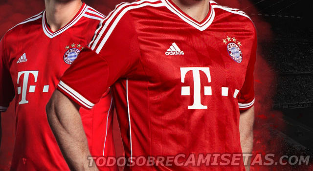 porcelana Zapatos antideslizantes En consecuencia Nueva Camiseta Adidas del Bayern Munich 2013/2014 - Todo Sobre Camisetas