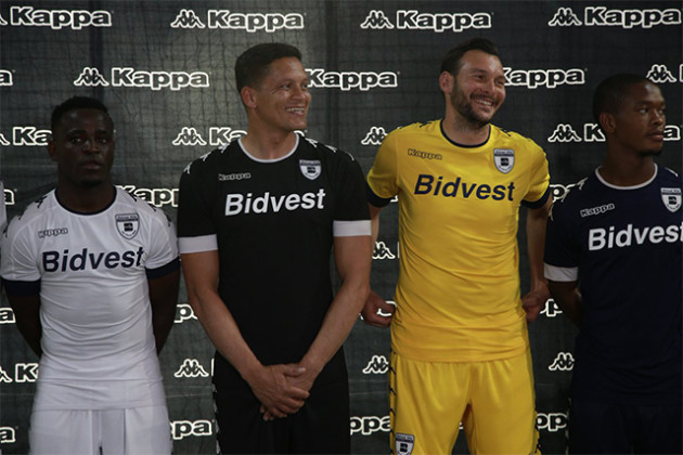 Maillot Hummel Bidvest Wits #6 Mark Haskins – Porté Match – Taille M – Jaune