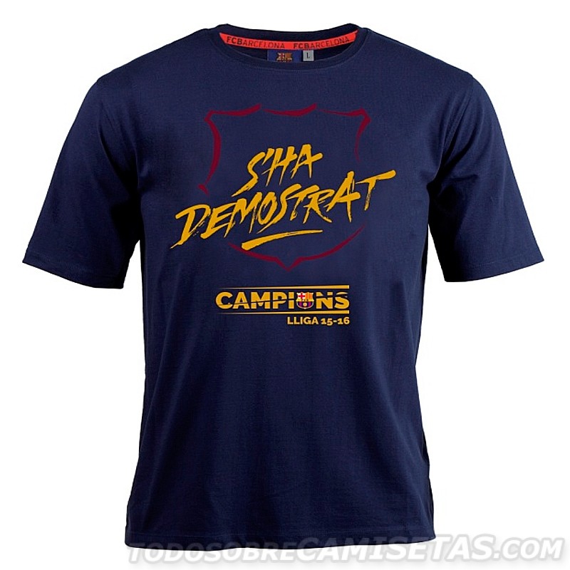 Camiseta Barcelona campeon de Liga