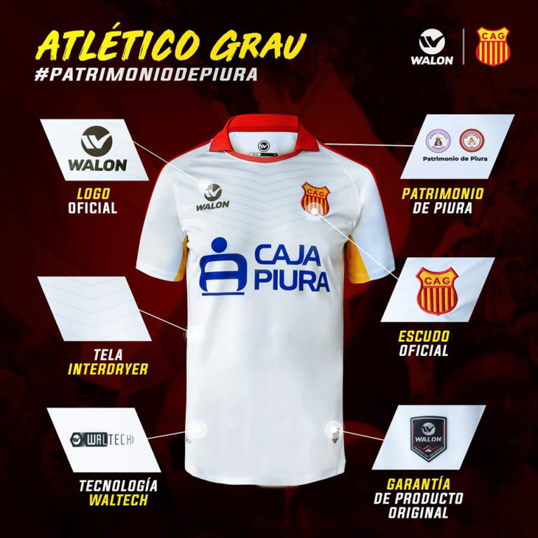 Camisetas Walon de Atlético Grau 2020 Todo Sobre Camisetas