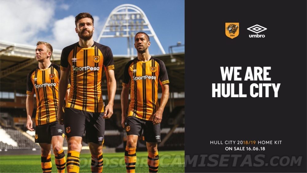 Hull City 2018-19 Umbro Home Kit