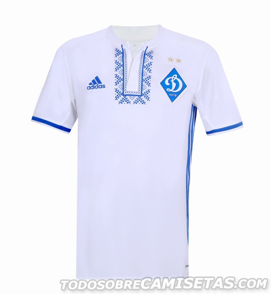 Dynamo Kiev adidas 2016-18 Home Kit