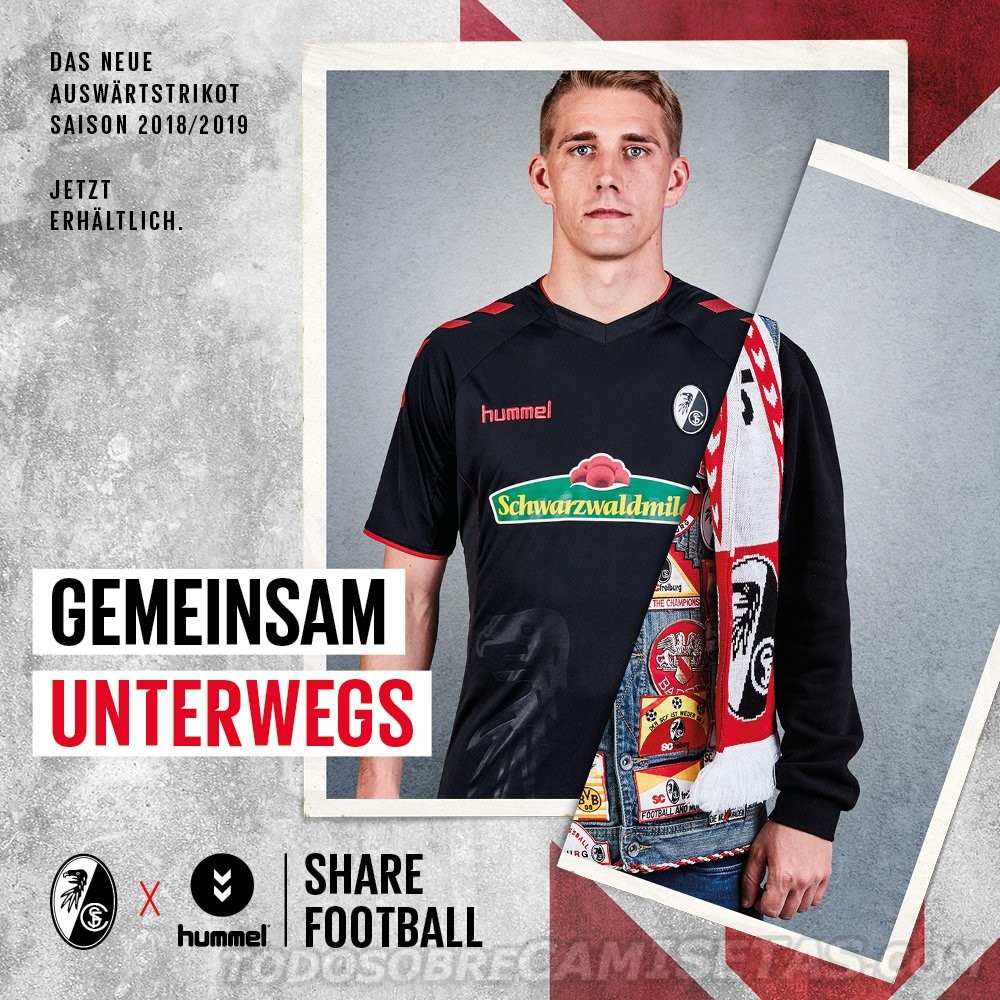 SC Freiburg Hummel Away Kit 2018-19