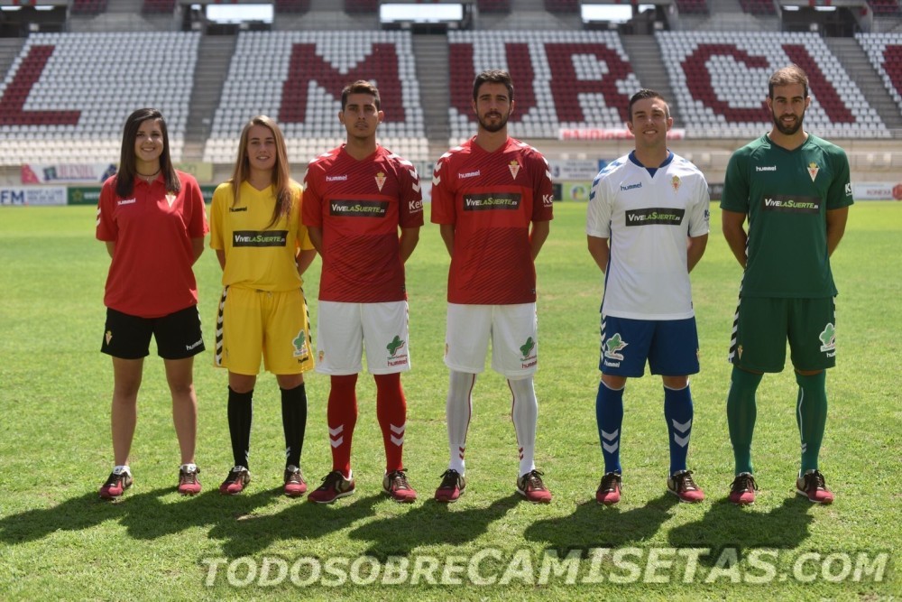 Equipaciones Hummel del Real Murcia 2016-17