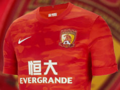 guangzhou fc 2021 nike home kit