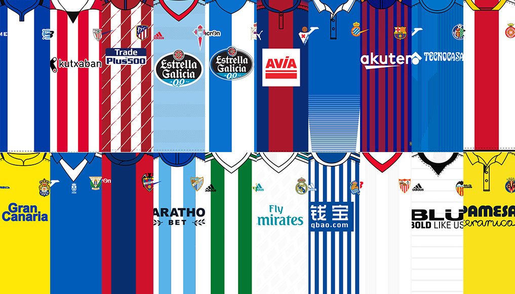 camisetas de la liga española 2019
