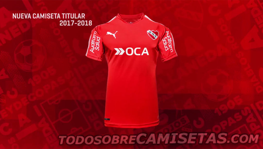 Camiseta local PUMA de Independiente 2017-18