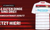 Bayer 04 Leverkusen 2016-17 Jako 3rd Kit Header