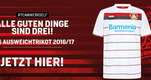 Bayer 04 Leverkusen 2016-17 Jako 3rd Kit Header
