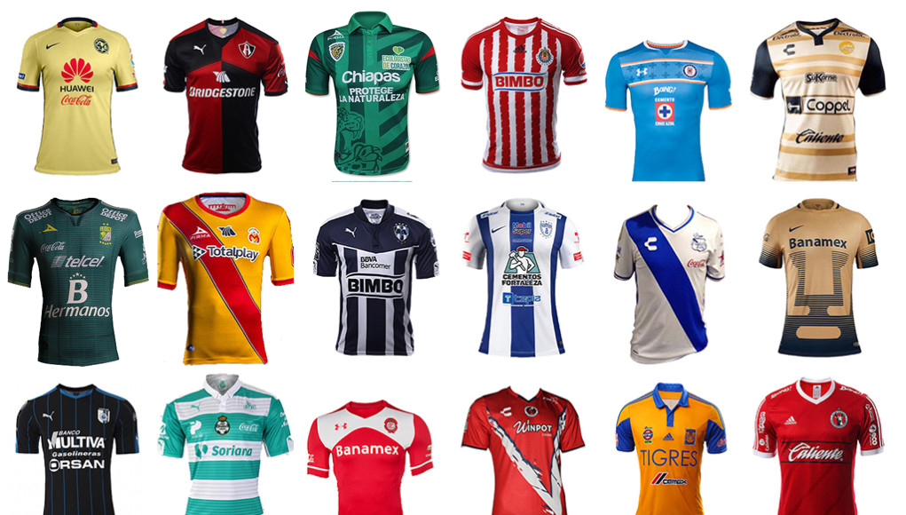 Guía Camisetas Liga MX