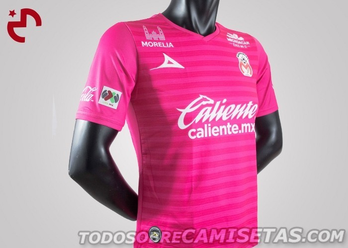 Camiseta Rosa Pirma de Monarca Morelia 2017