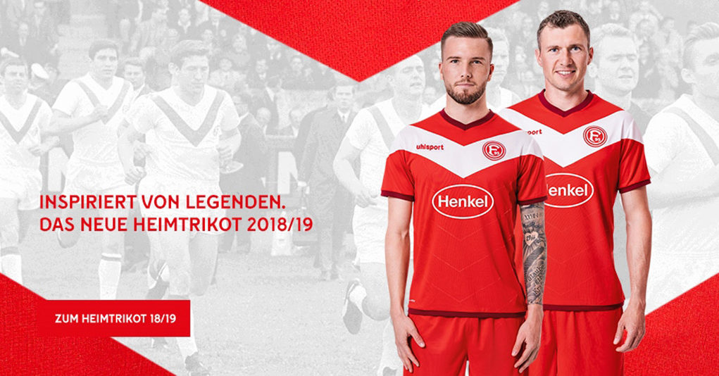 Fortuna Düsseldorf Uhlsport Heimtrikot 2018-19