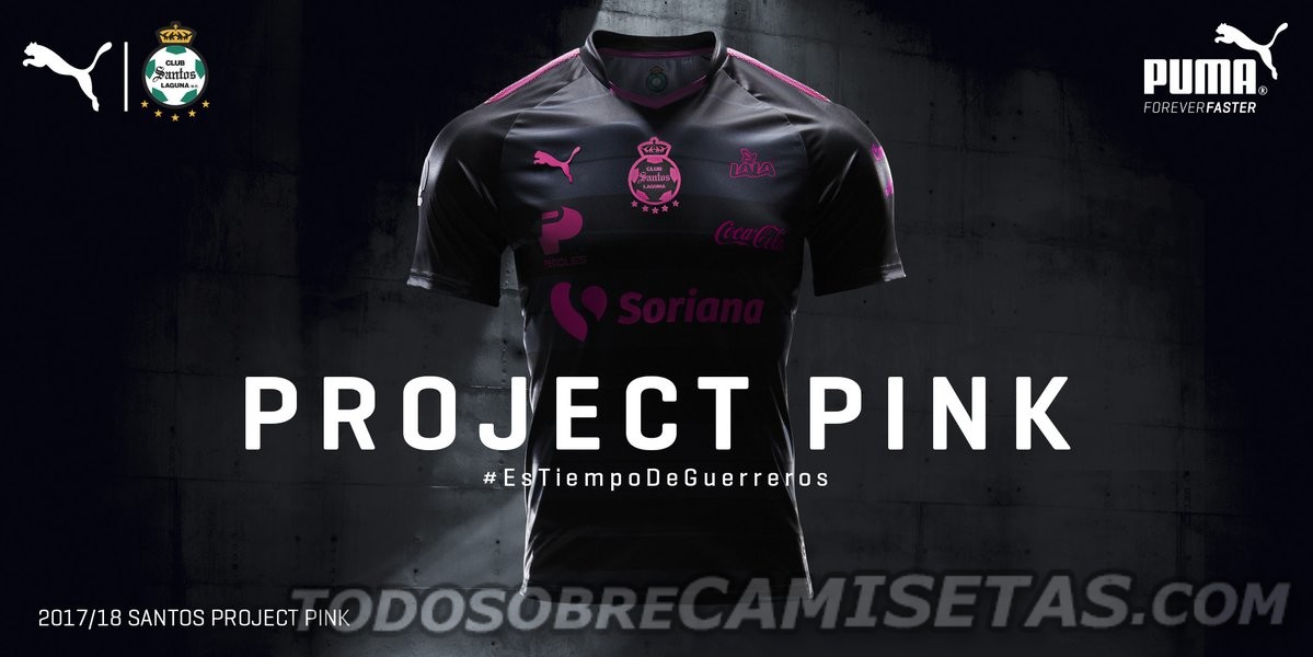 Jersey Puma de Santos Laguna Project Pink 2017