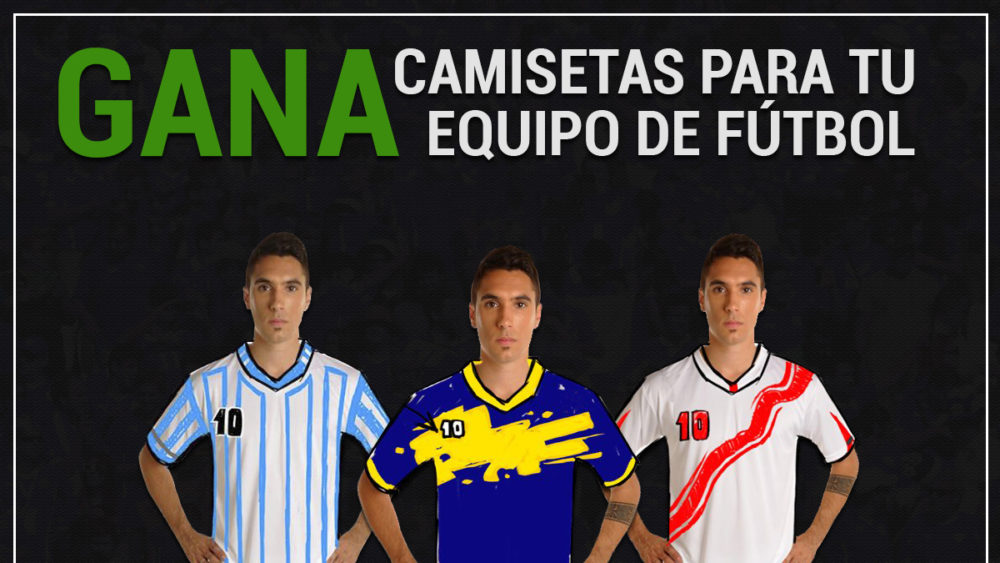 camisetas equipo de fútbol