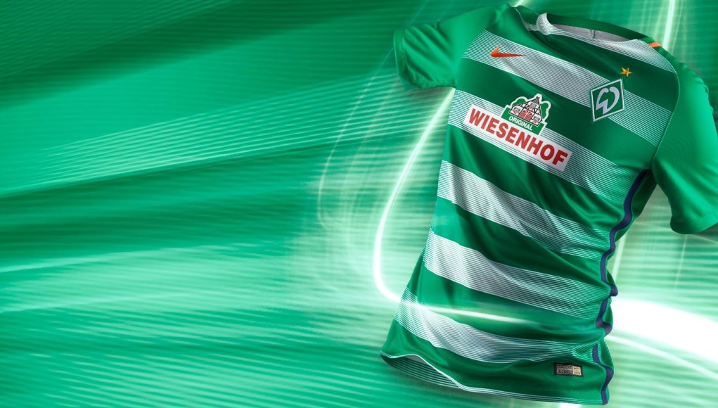 Werder Bremen Nike home kit 2016-17