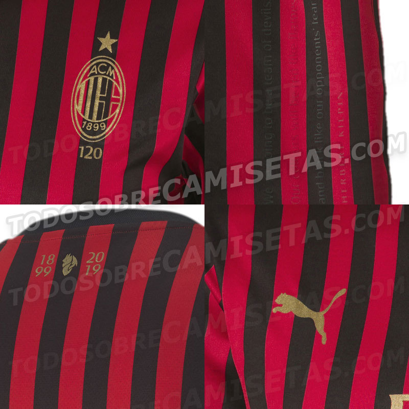 AC Milan 120 Years Kit