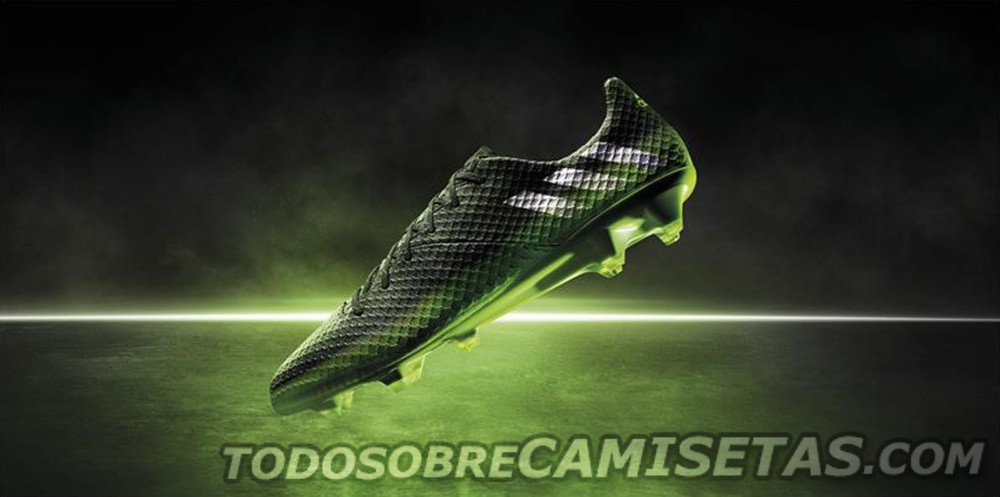 adidas Messi16 Dark Grey/Solar Green