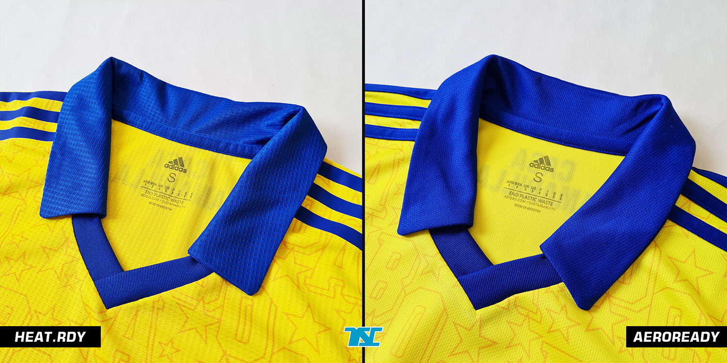 Tercera camiseta adidas de Boca Juniors 2022-23: HEAT.RDY vs AEROREADY