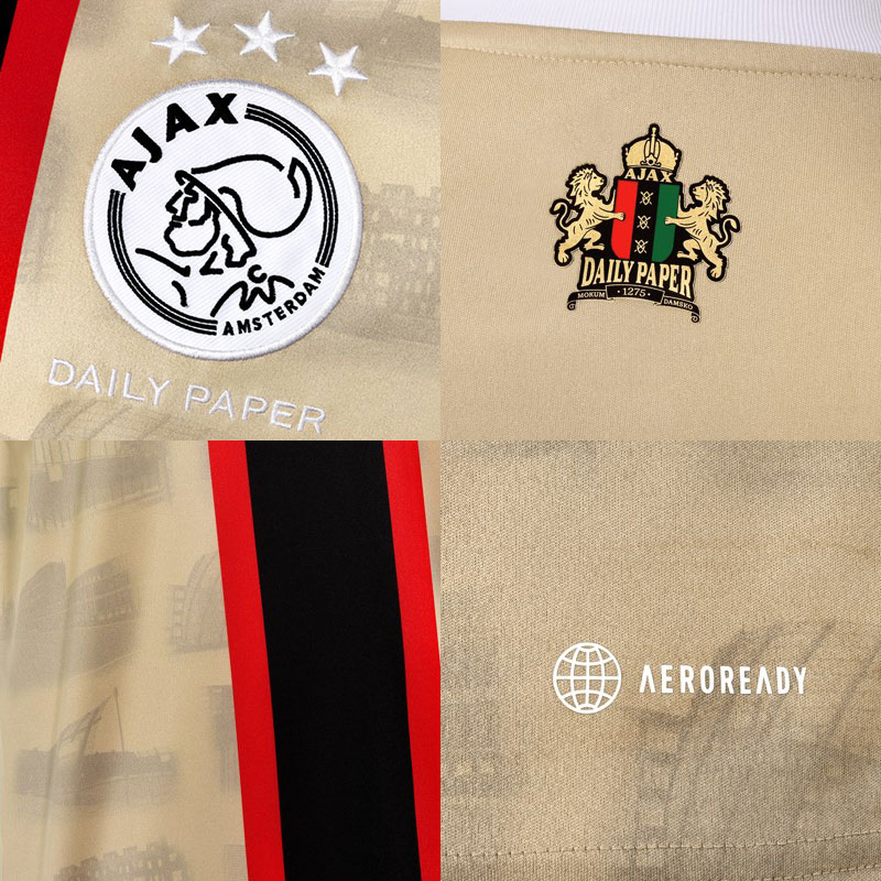 Tercera Camiseta adidas x Daily Paper de AFC Ajax 2022-23