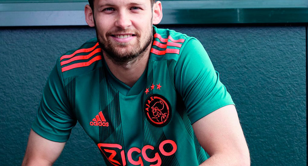 Ajax Amsterdam Johnson 2019/2020 Camiseta De Fútbol Jersey lejos Adidas Original ym 