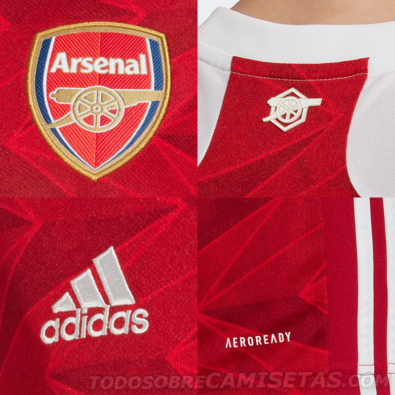 Arsenal 2020-21 adidas Home Kit