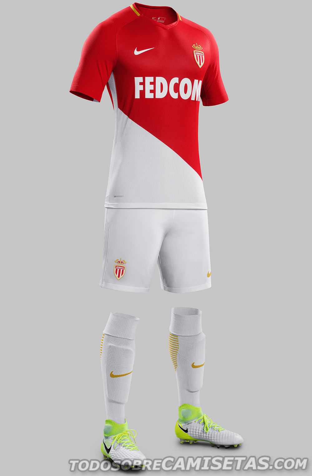 AS Monaco 2017-18 Nike Home Kit