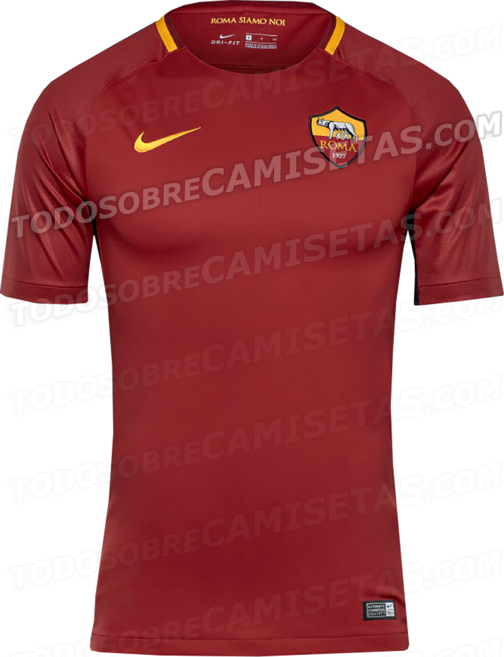 AS Roma 2017-18 Nike Home Kit LEAKED