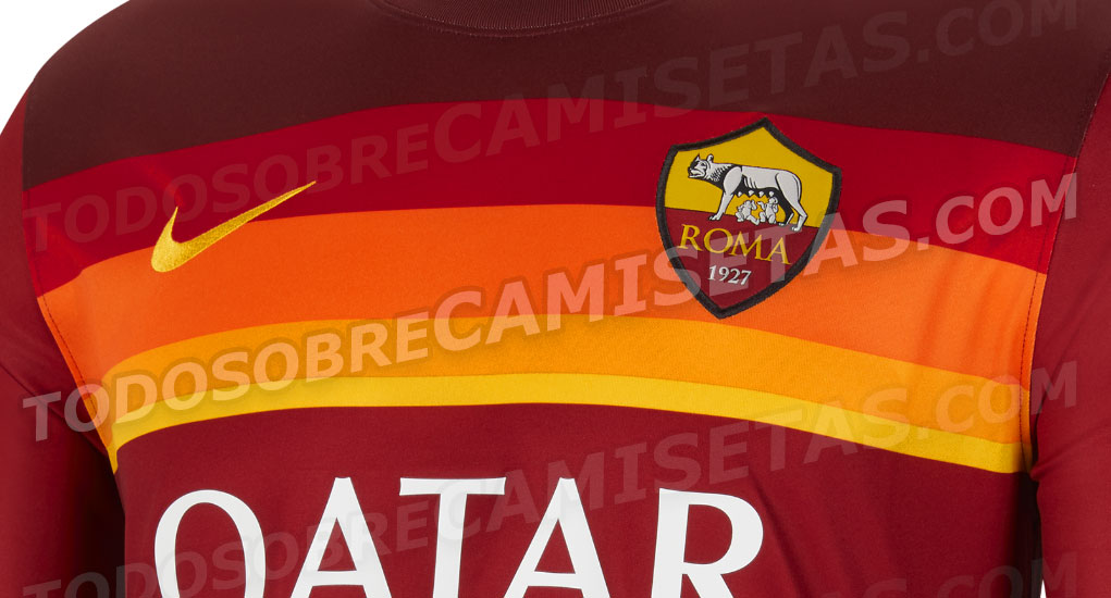 AS Roma 2020-21 Home Kit LEAKED