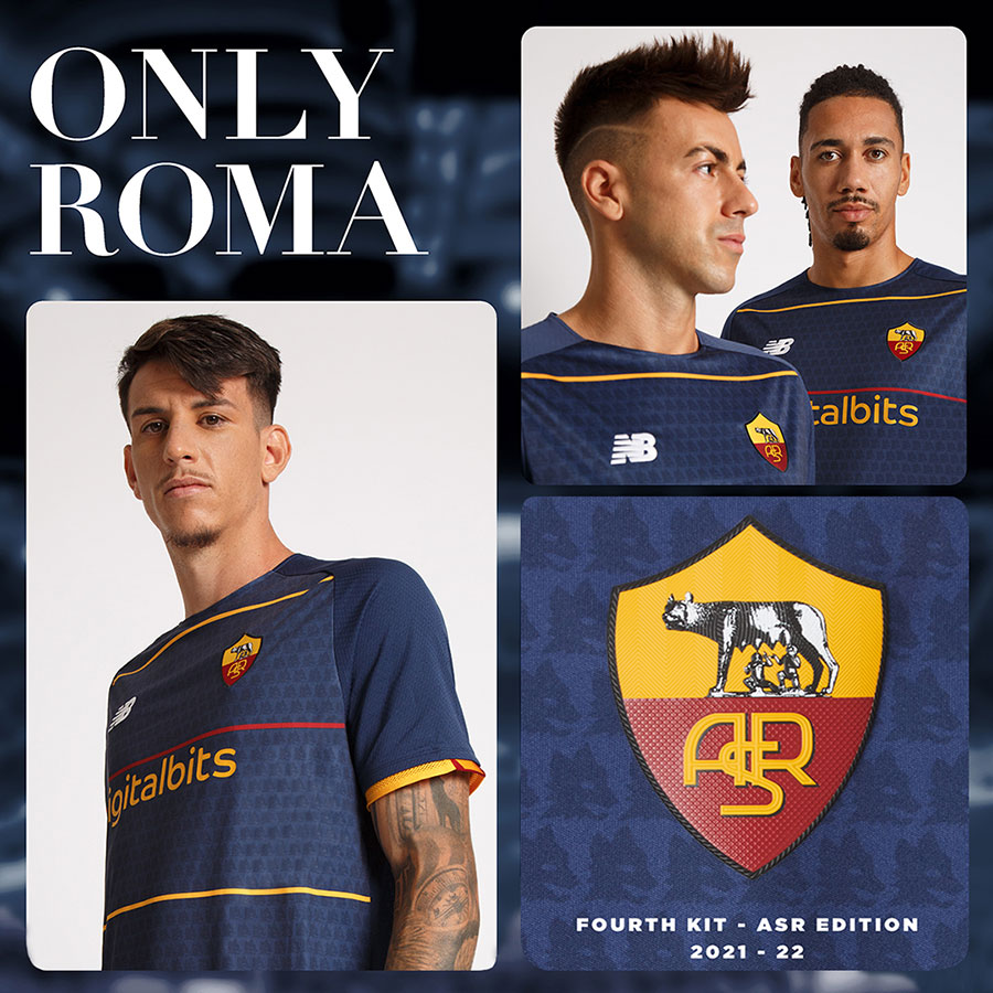 AS Roma 2021-22 New Balance Fourth Kit