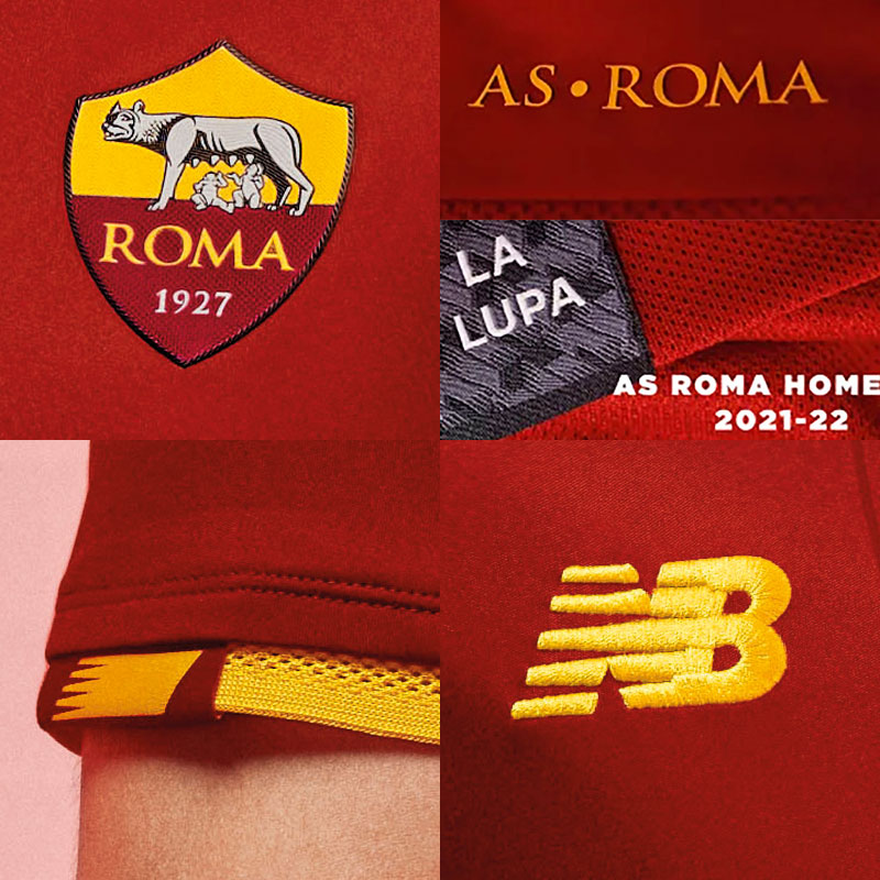 AS Roma 2021-22 New Balance Home Kit