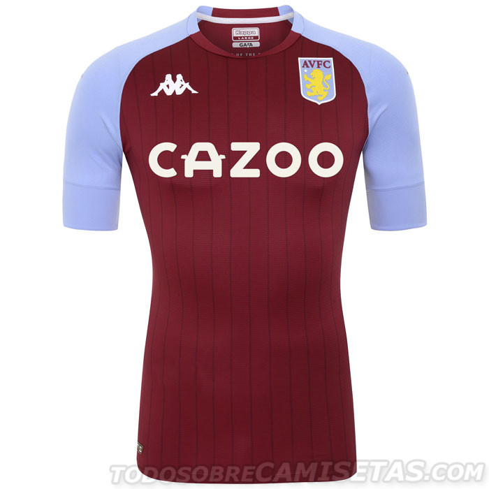 Aston Villa 2020-21 Kappa Home Kit