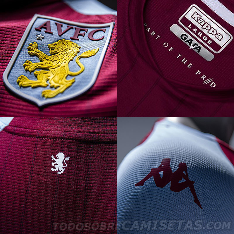 Aston Villa 2020-21 Kappa Home Kit