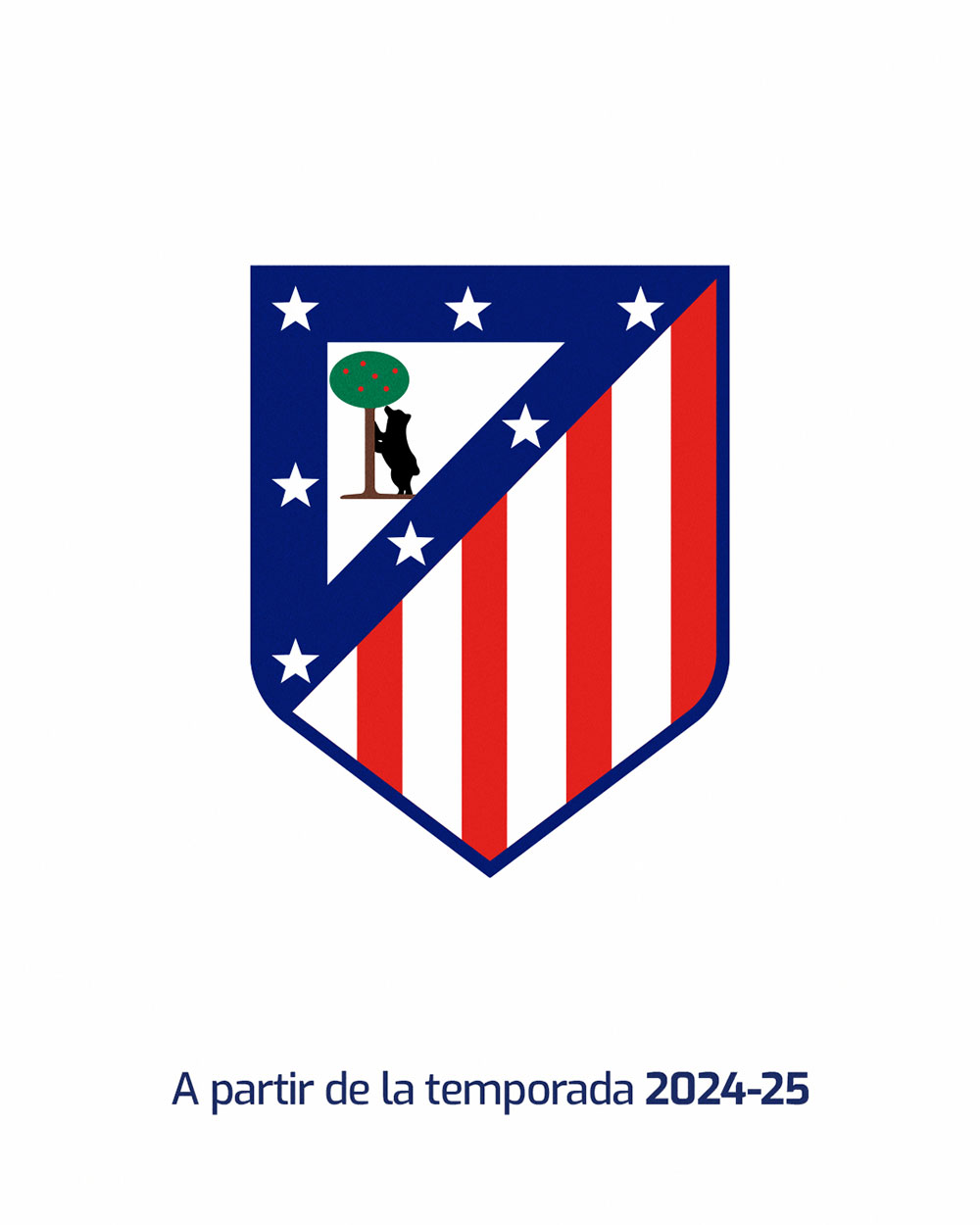 Atlético de Madrid volverá a su anterior escudo tras votación de los socios