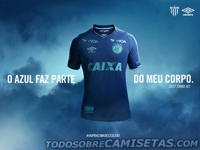 Terceira camisa Umbro do Avaí FC 2017