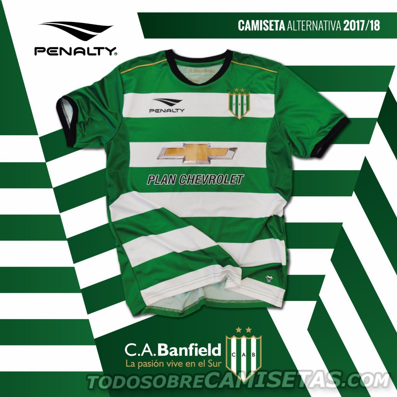 Camiseta alternativa Penalty de Banfield 2017-18