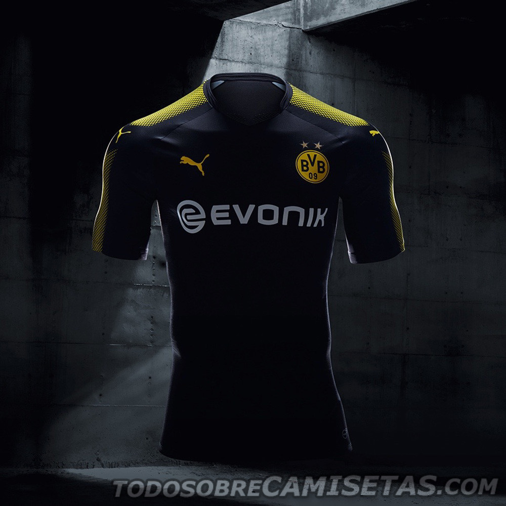 Borussia Dortmund 2017-18 PUMA away kit